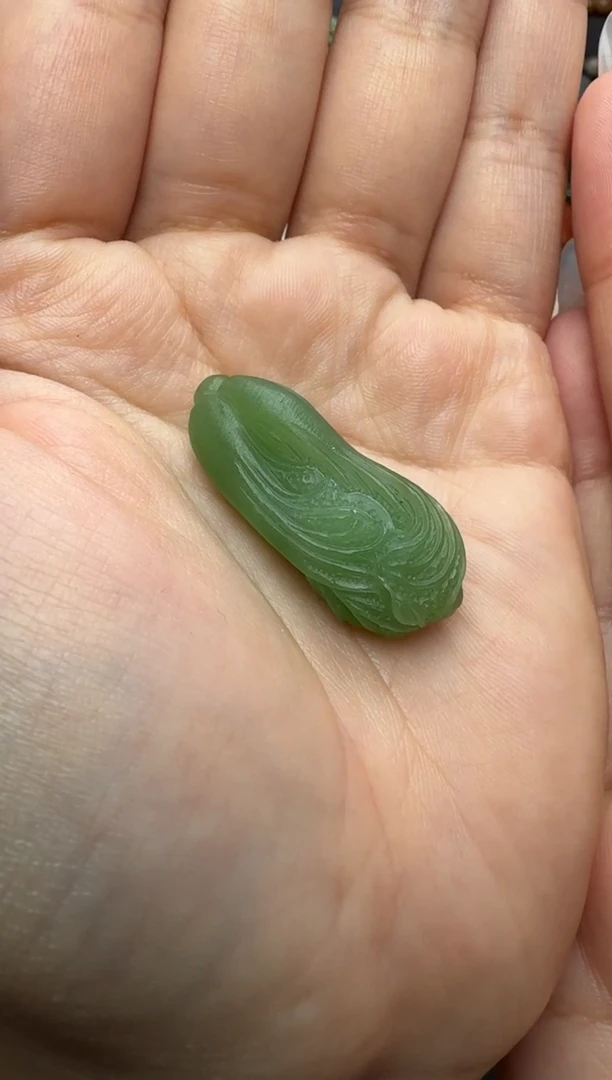 未镶嵌和田玉发饰白菜