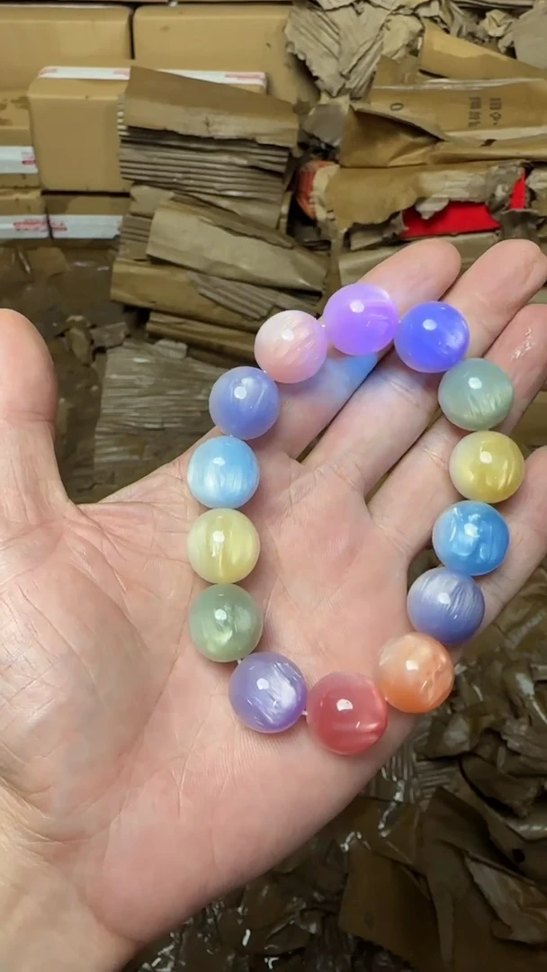 手串七彩海云母QL47