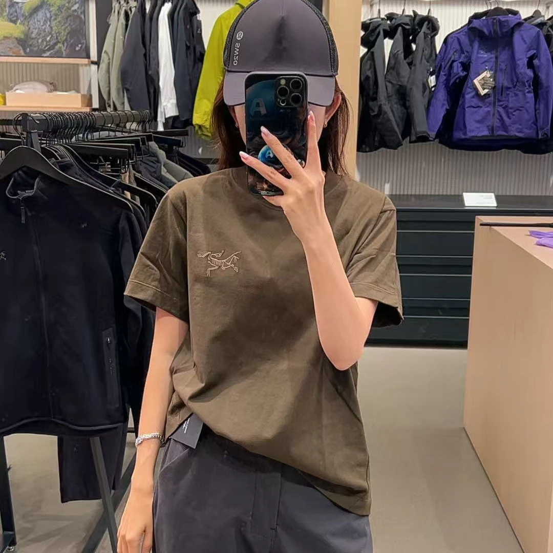 ARC'TERYX/始祖鸟女款kragg 刺绣标 短袖T恤