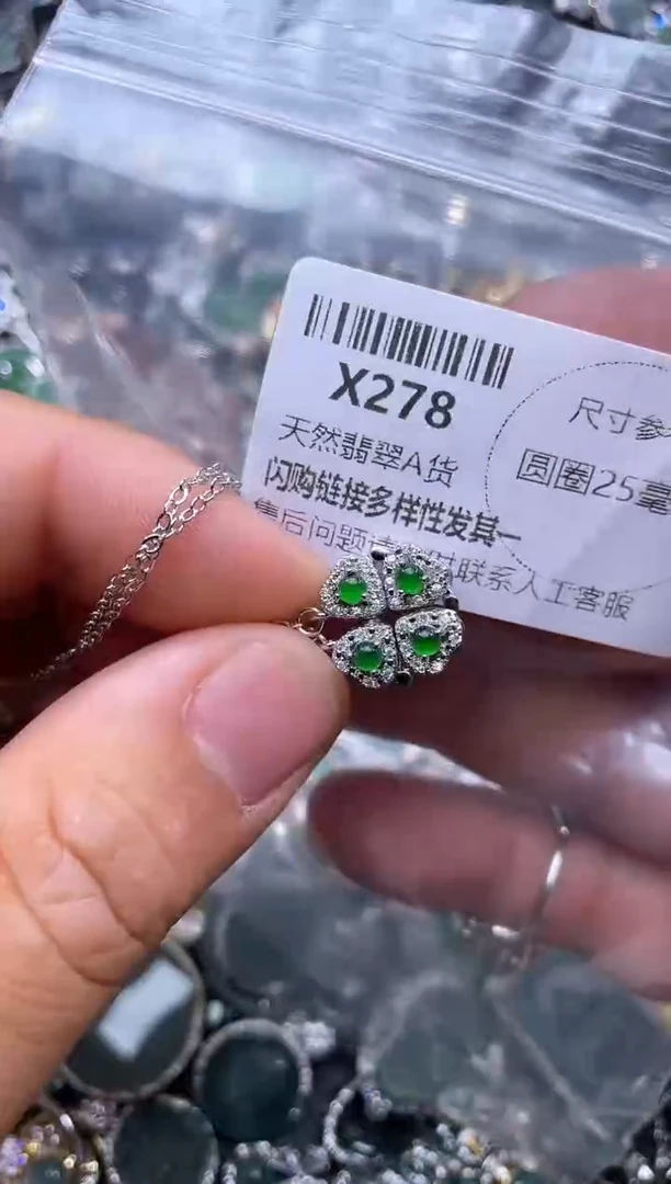 【闪购商品】翡翠颈饰未镶嵌X278项链