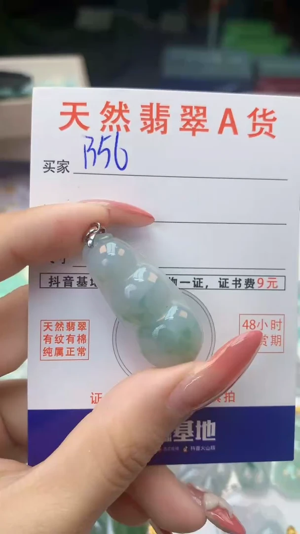 颈饰未镶嵌翡翠天然A货翡翠挂件