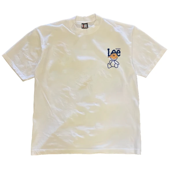 夏季潮牌纯棉印花短袖T恤男女同款男士男款白色圆领情侣休闲小伙