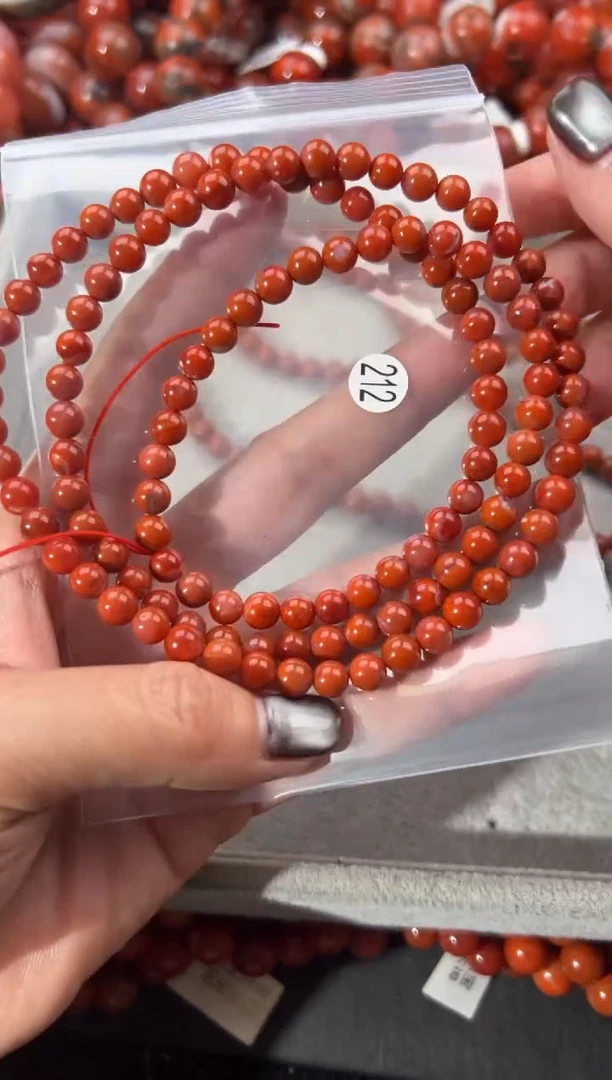 未镶嵌手串南红玛瑙6+