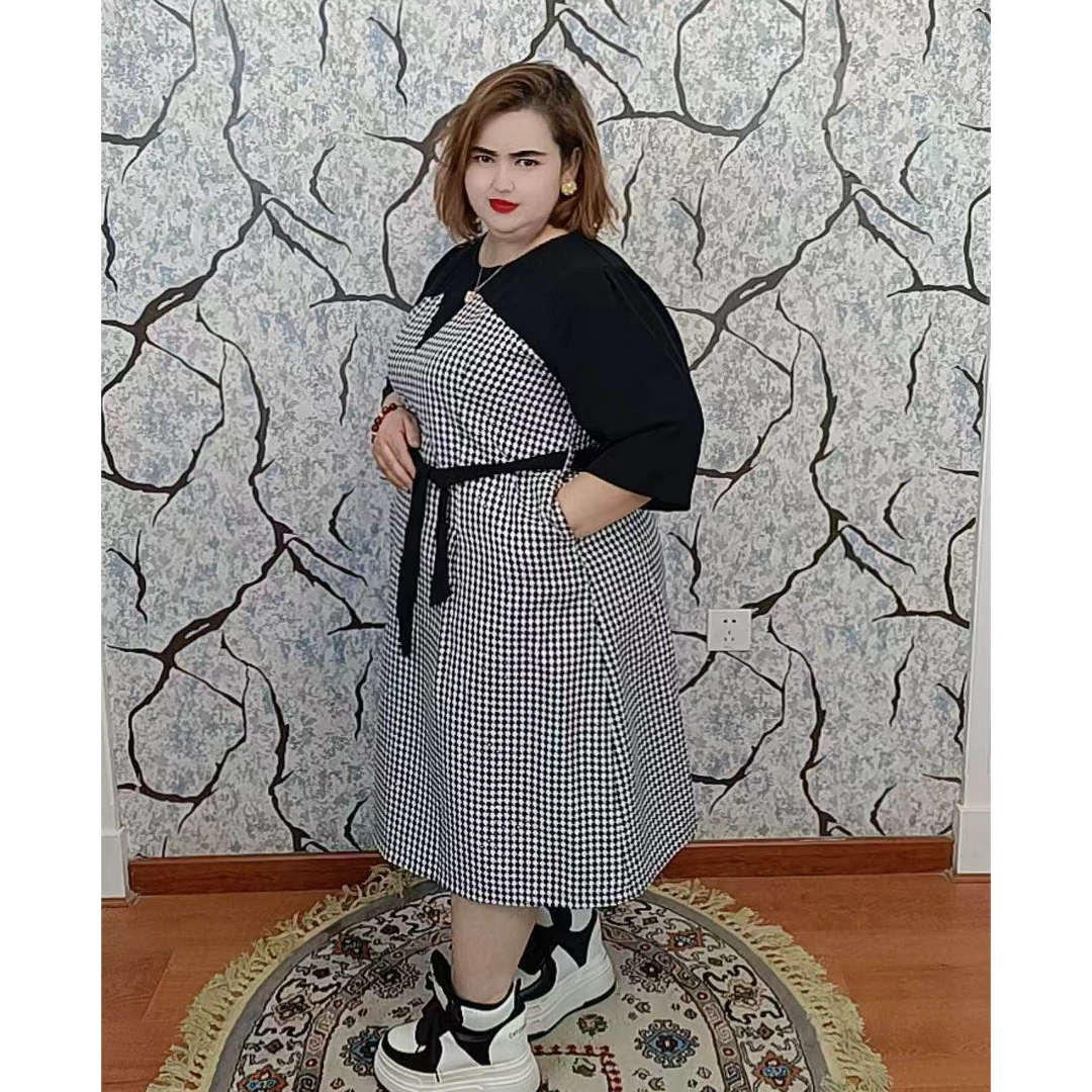 【QAKMAK连衣裙】大码时尚QAKMAK连衣裙