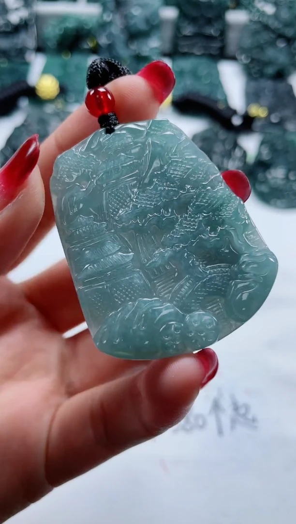 【闪购商品】翡翠颈饰未镶嵌多样性发货一件发货-大山水