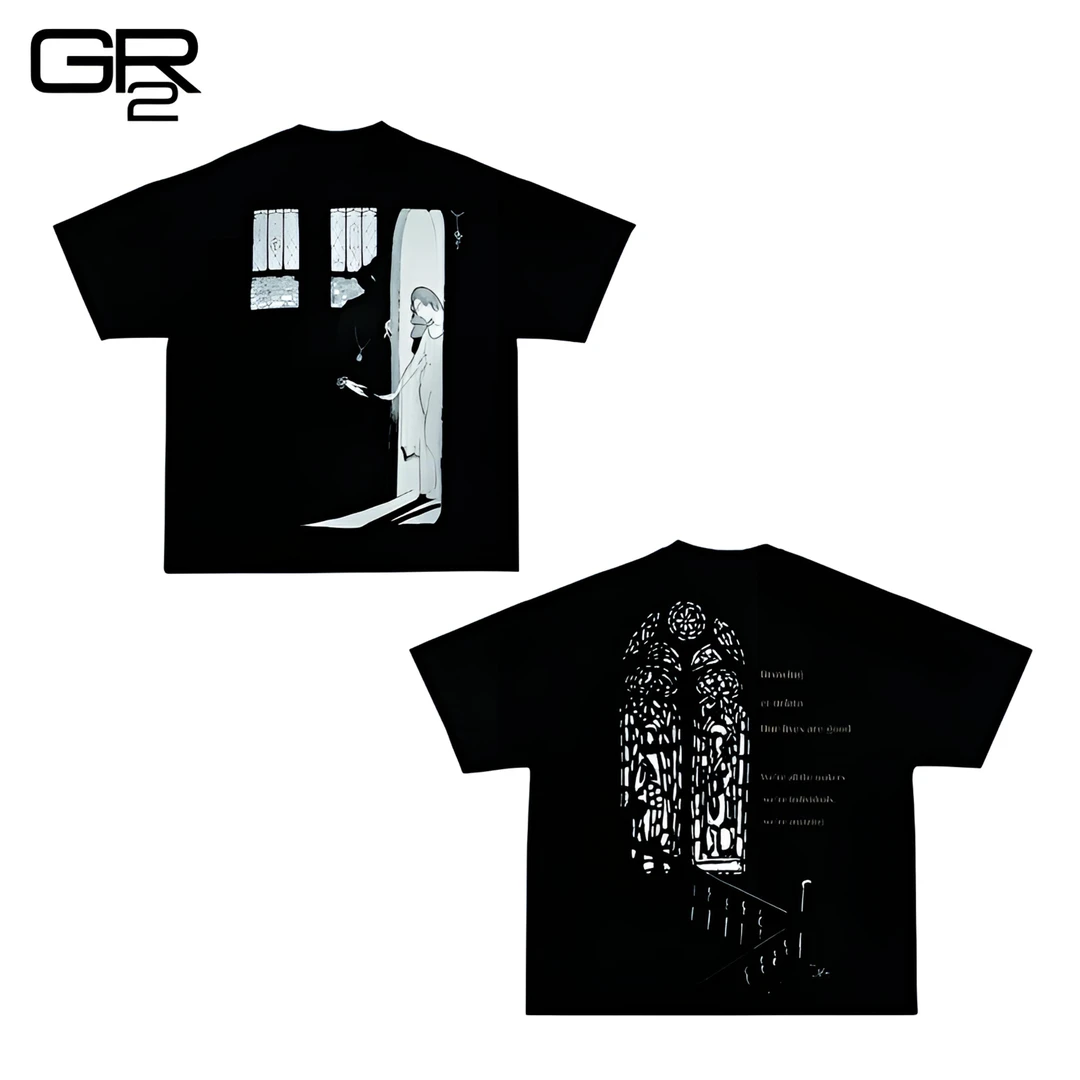 DX14 原创设计国潮重磅短袖T恤