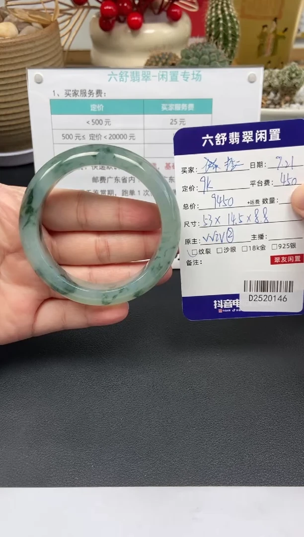 未镶嵌手镯翡翠橙*D2520146