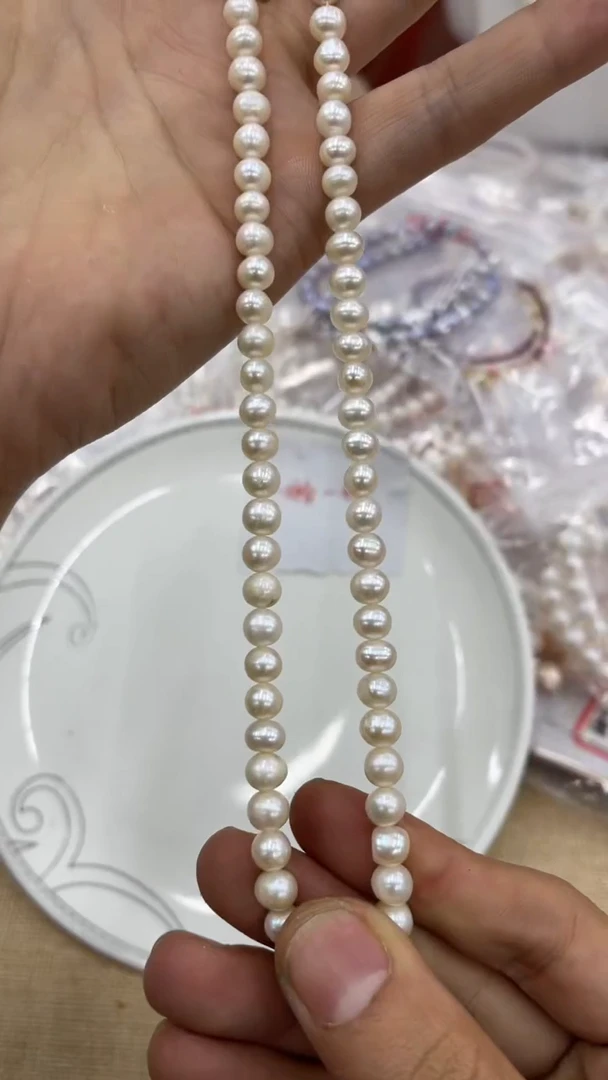 颈饰合金淡水珍珠0158