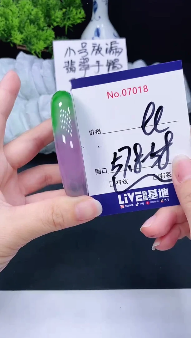未镶嵌手镯翡翠7018