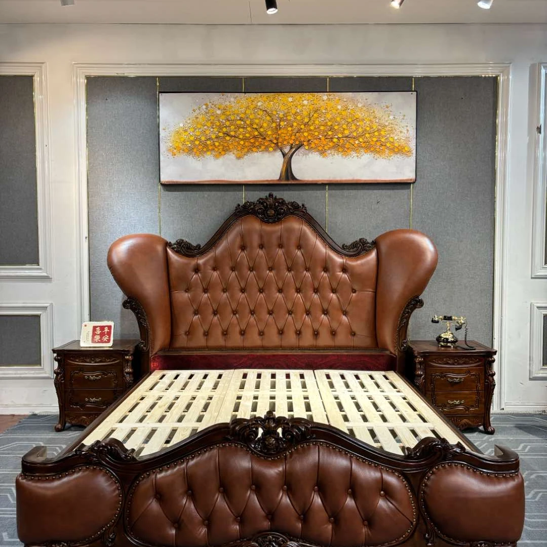 DC251（1.8）床 2470*2340*1680孔距96床边1800美式轻奢主卧