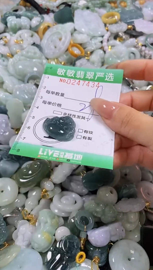 翡翠未镶嵌颈饰闪购0247434