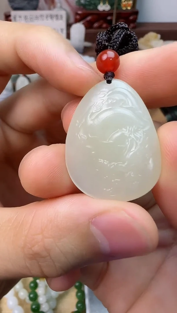 颈饰未镶嵌和田玉旺*龙