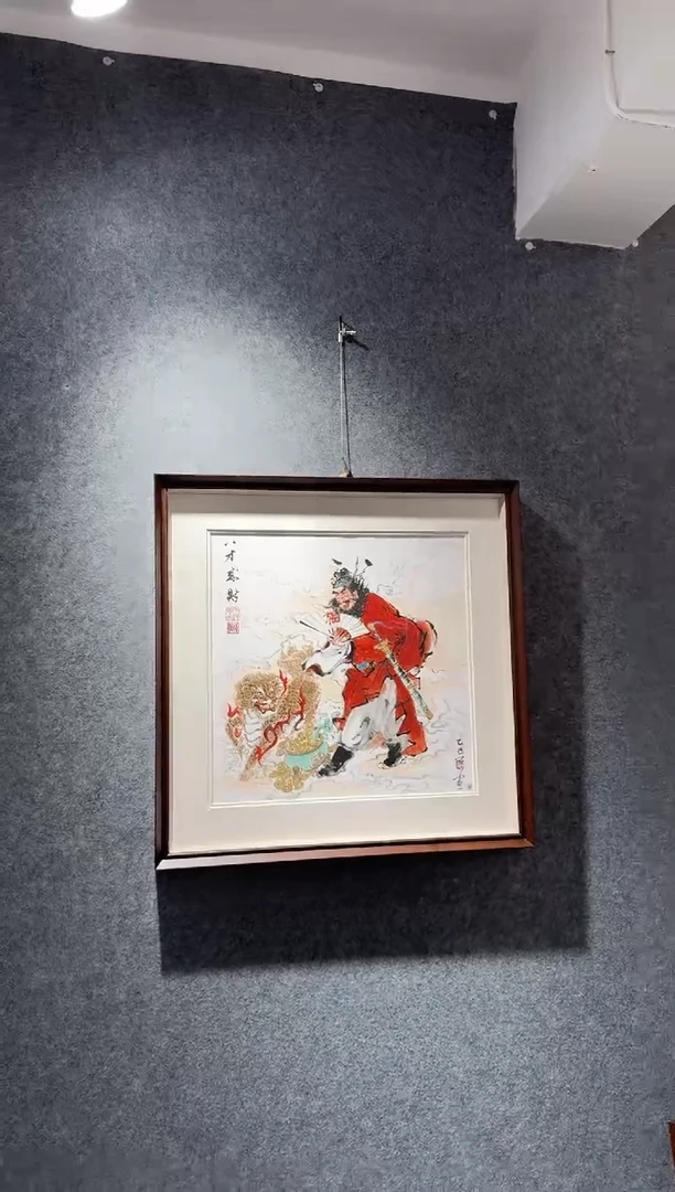 国画牛百川老师手绘80*80现画一物一拍