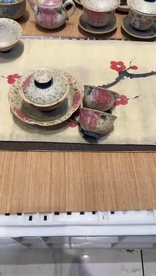 瓷片火石红茶具正品