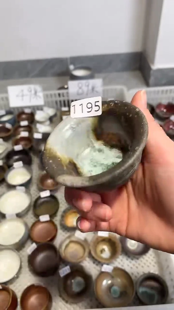 摆件陶景德镇柴烧茶具@@1195