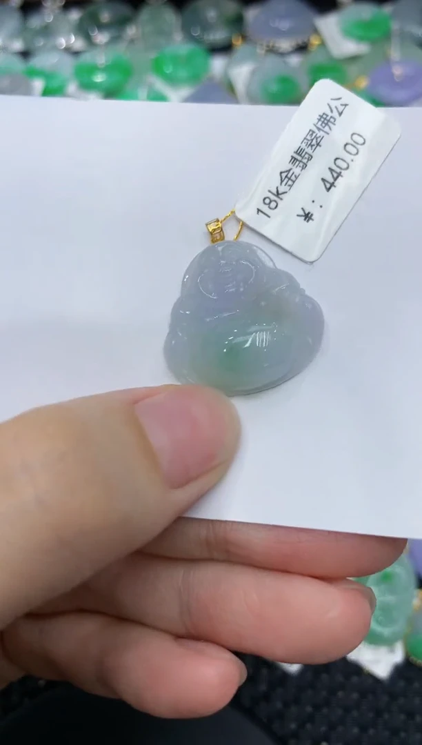 【闪购商品】翡翠颈饰18K金镶嵌111111111