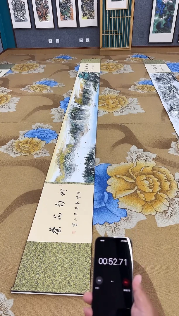 绘画绘画xc张伦玉-长卷-国画