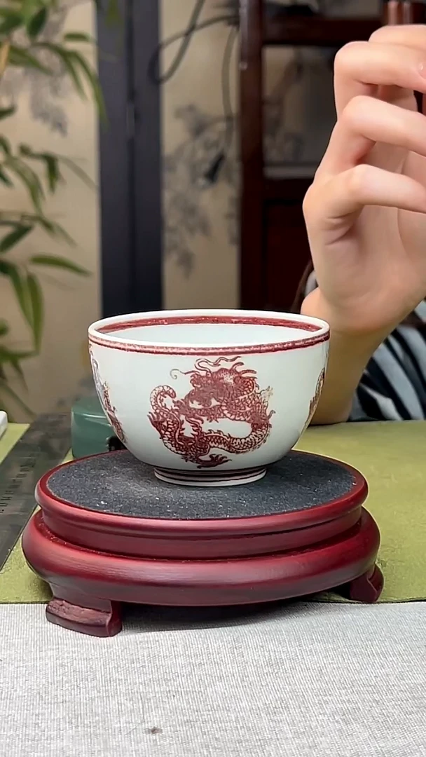 瓷片景德镇毛仔柴窑杯
