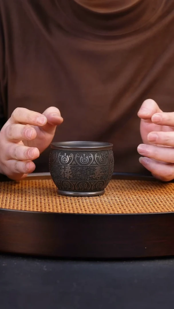 宜兴全手工紫砂杯