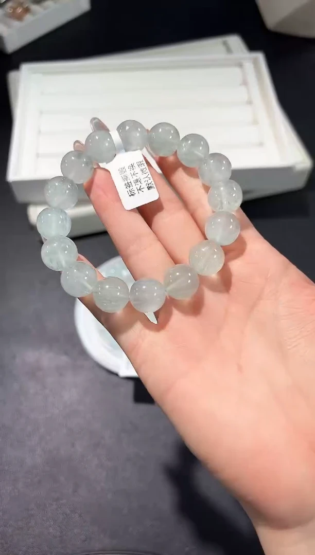 未镶嵌手串萤石11g多样性发其一【1条】默认微瑕13mm