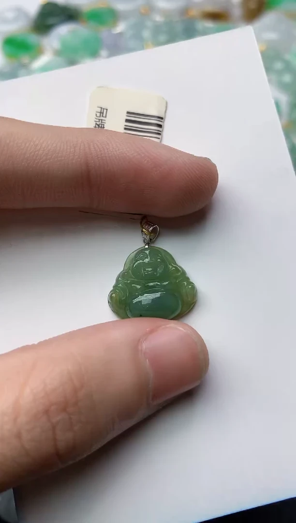 【闪购商品】翡翠颈饰18K金镶嵌33...........