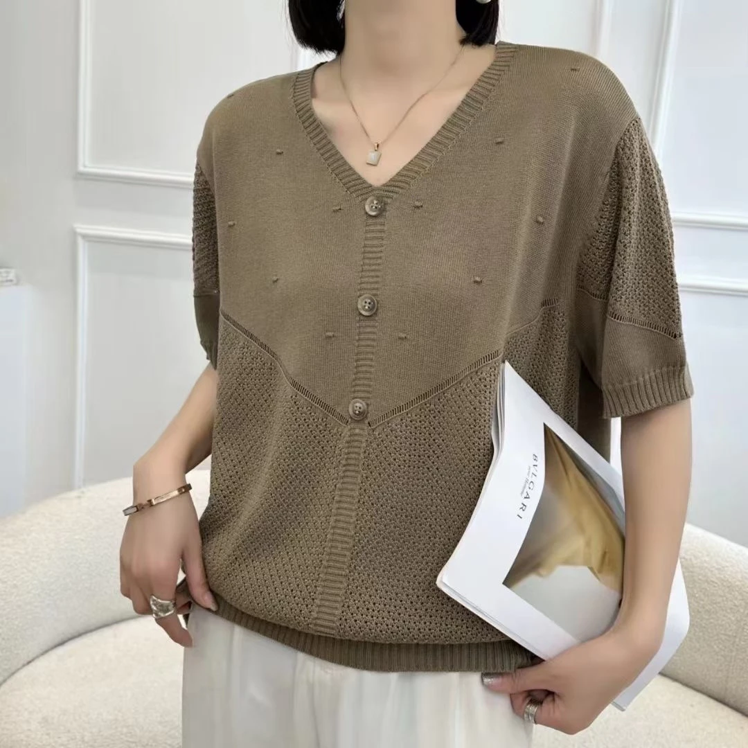 【霞姐推荐】031---040夏季大码宽松百搭针织衫