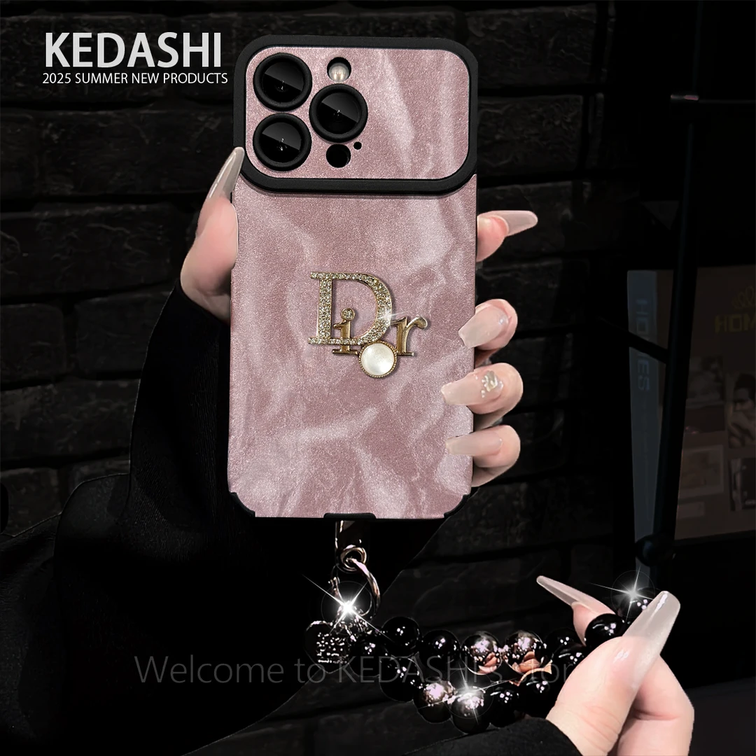 雪山紫毛皮DR标大视窗适用苹果16PROMAX华为VIVO/OPPO手链手机壳