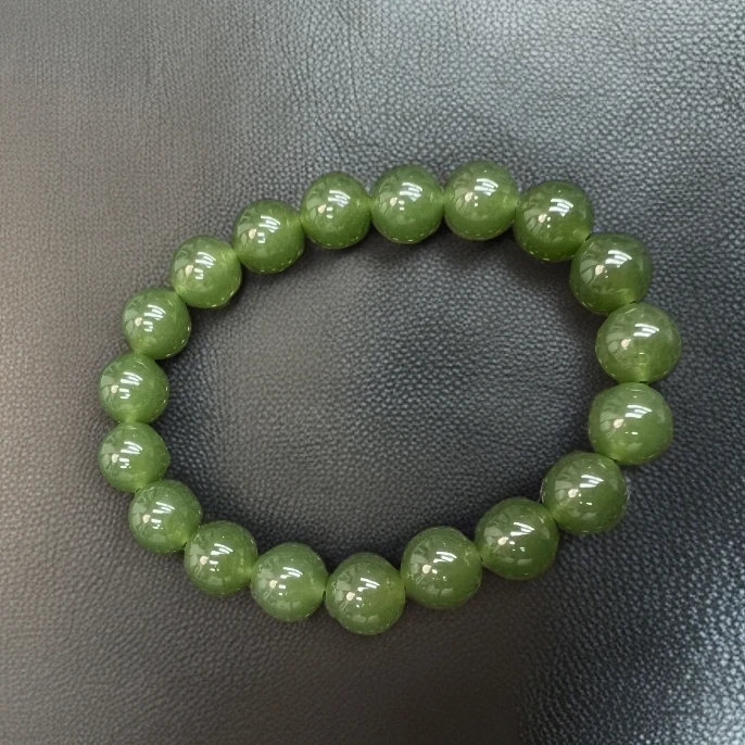 A210湖水绿国风10mm精品手串