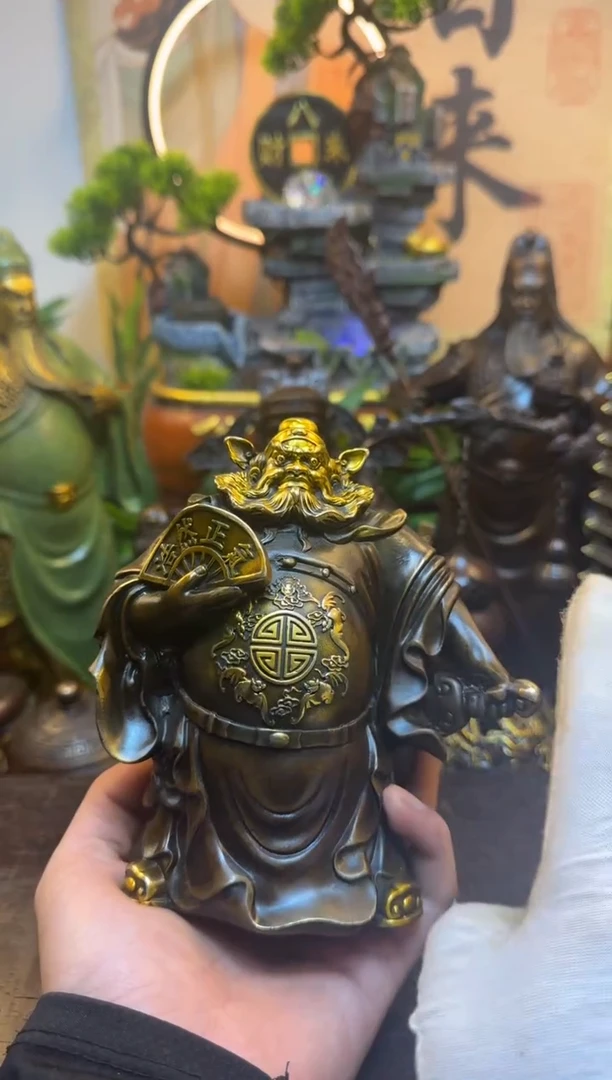 潼潼古铜只卖真铜！（鎏金钟馗）