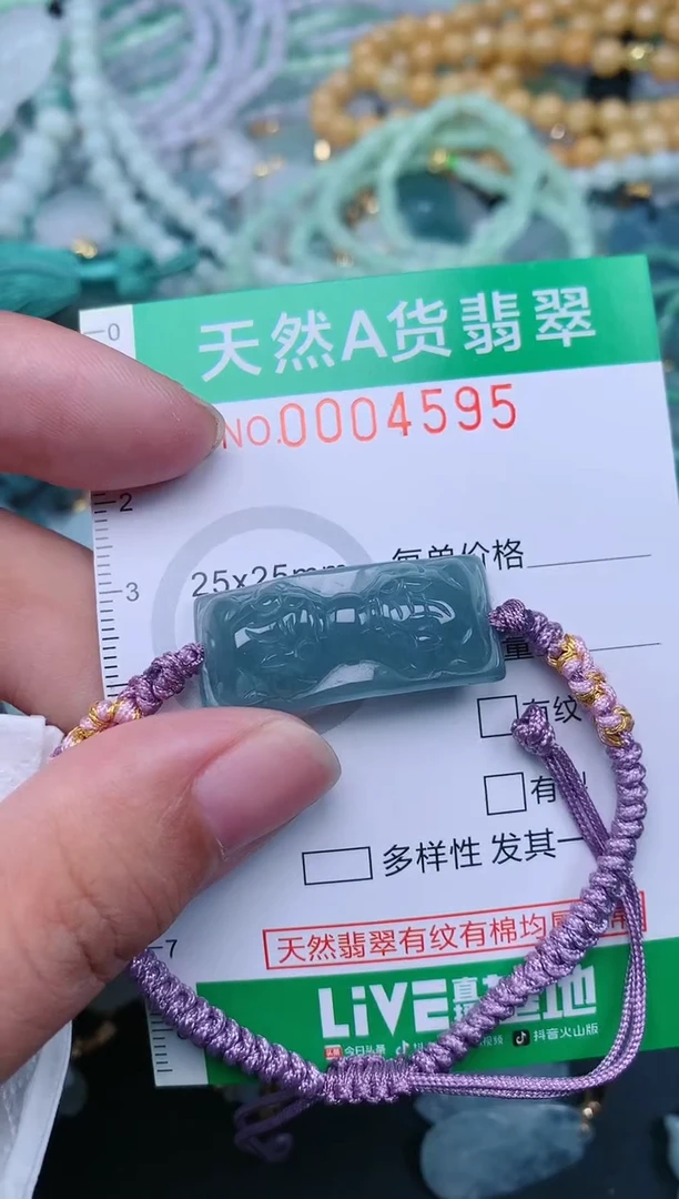 翡翠未镶嵌颈饰.0004595