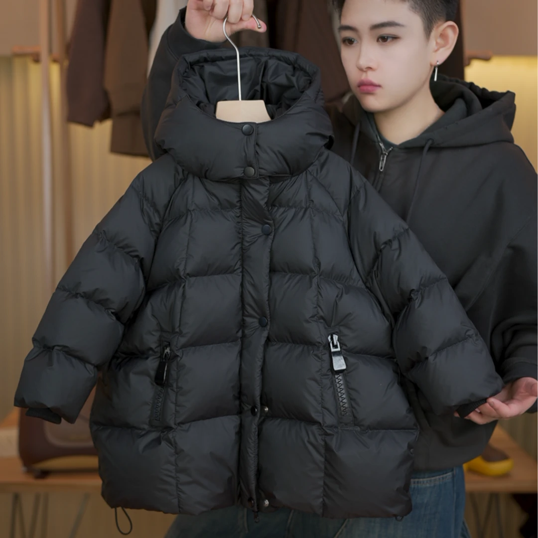 【小蛋壳】【现货】冬装儿童韩版极寒系列双倍充绒白鸭绒长款羽绒服