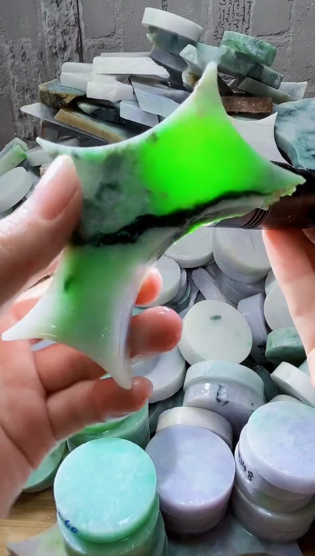 裸石翡翠天然翡翠A货玉 南 763