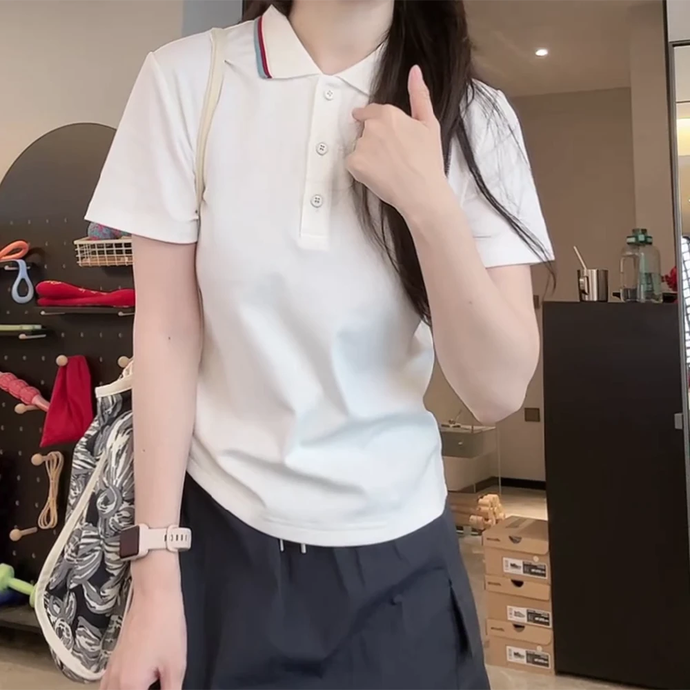 2025新款短袖常规女短袖T恤户外运动经典舒适C5408