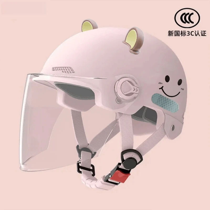 新3C认证电动车摩托车头盔加厚夏季轻便男女通用透气款安全帽E676