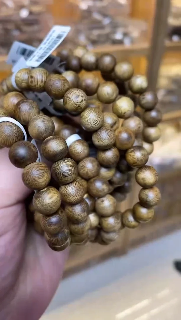 【闪购商品】沉香手串莺歌绿圆珠单圈1.0+多样性发其一