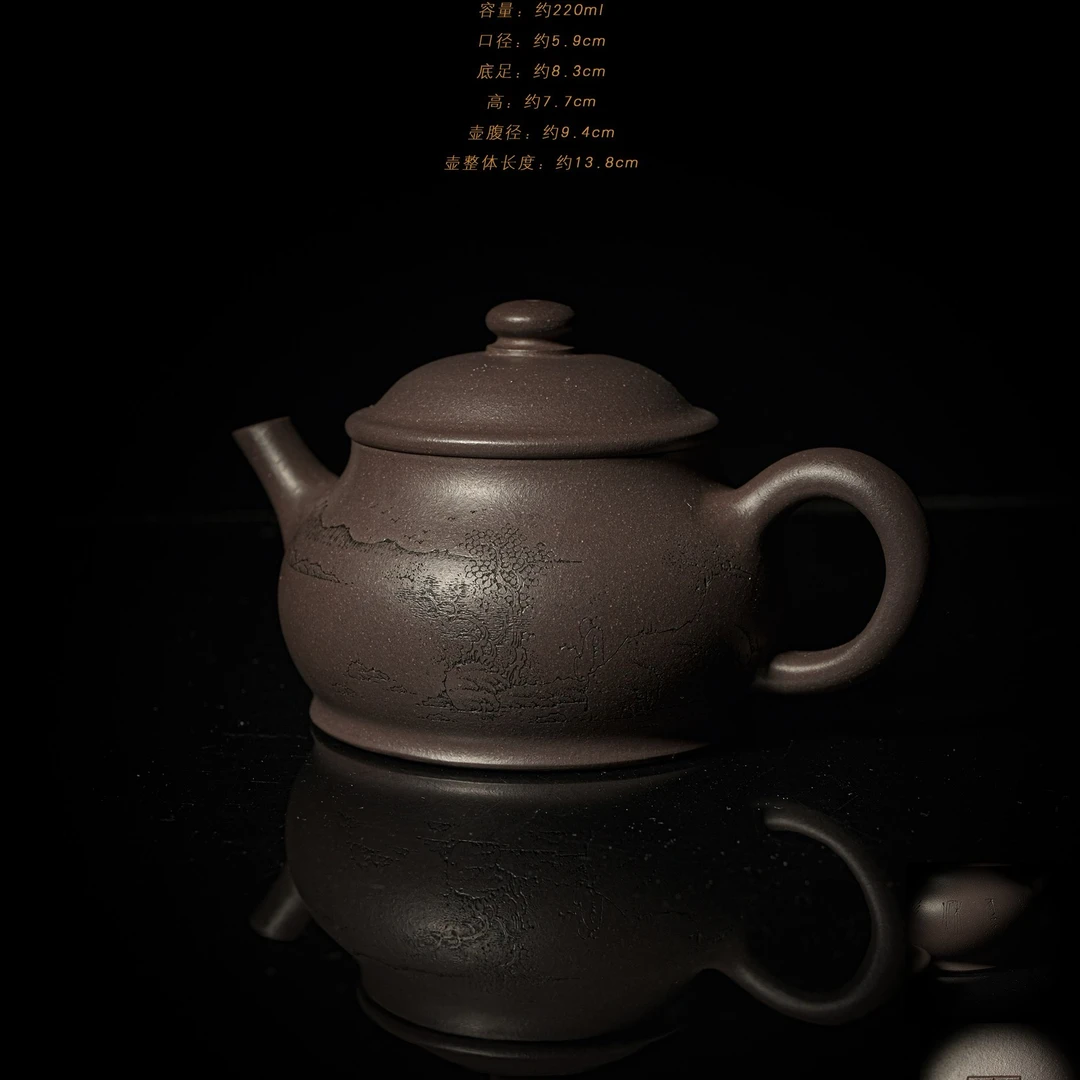 4-51笠帽宫灯壶（王云霞 制 、牧之 刻绘）