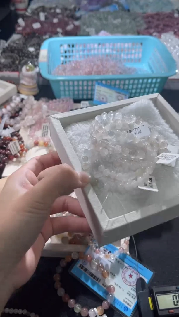 未镶嵌手链水晶450号 4条多样性发一AA