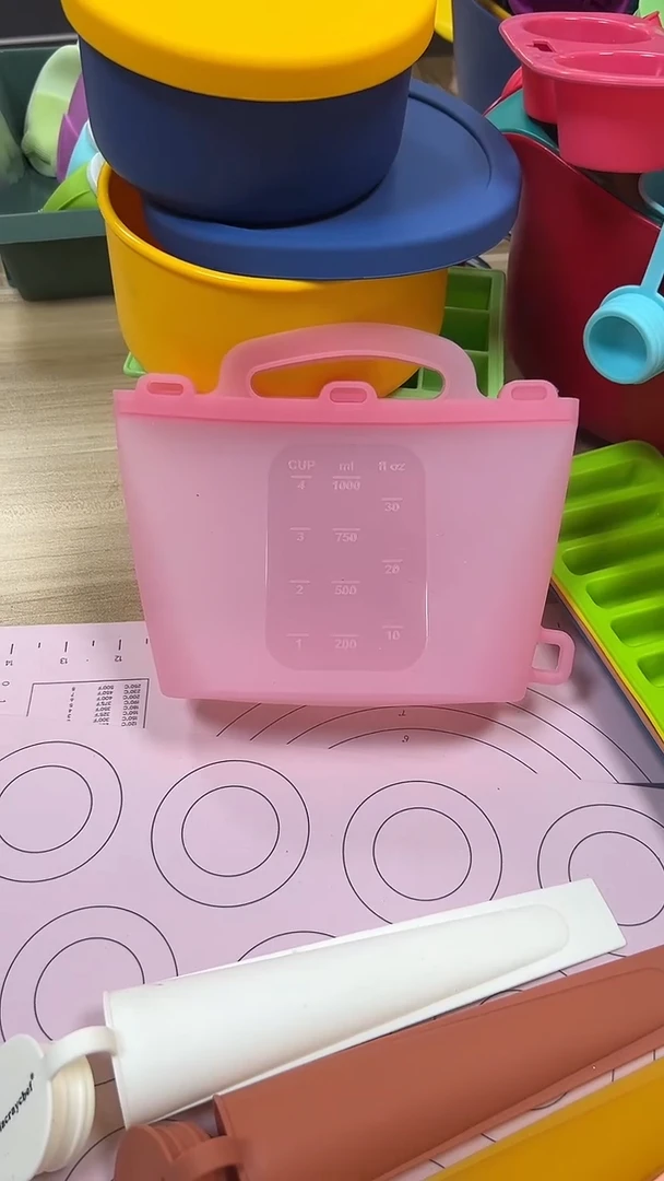 硅胶透粉-1000ml保鲜袋