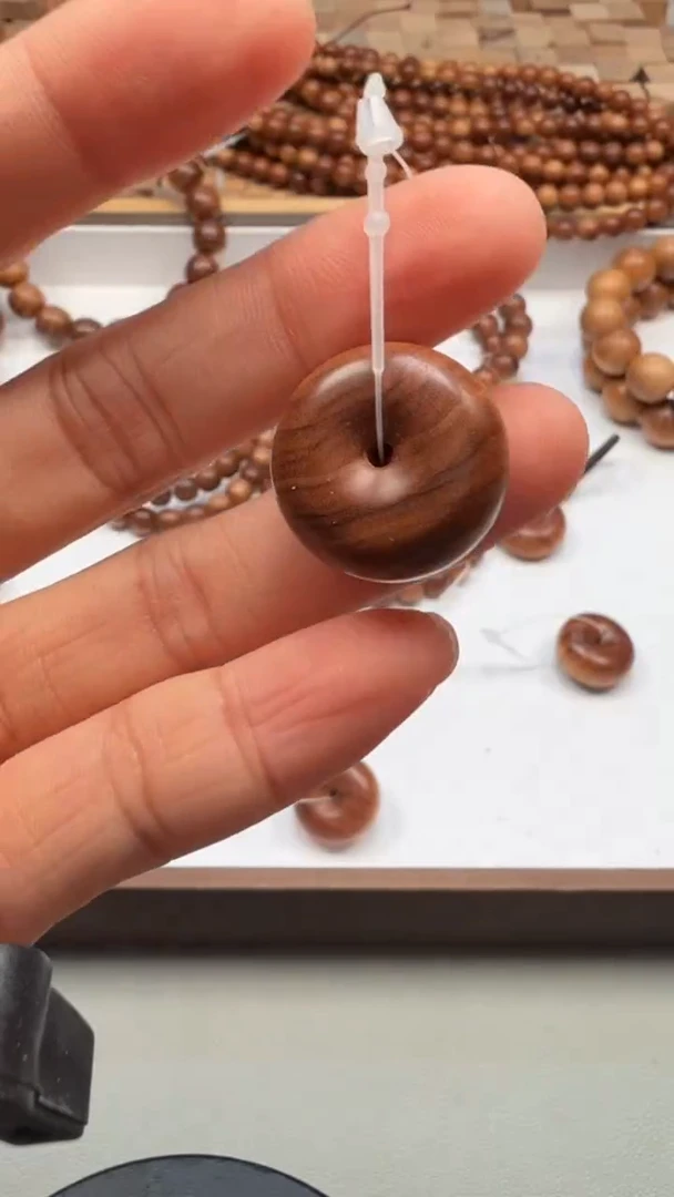 檀香木手串/手链徽**…老山檀香小平安扣沉水