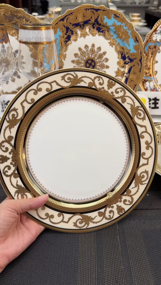 瓷片9英寸平盘 1个