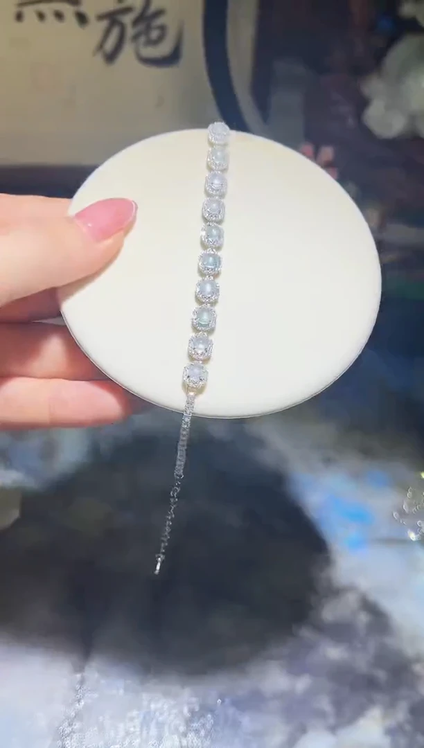 银S925镀金镶嵌手链翡翠手链