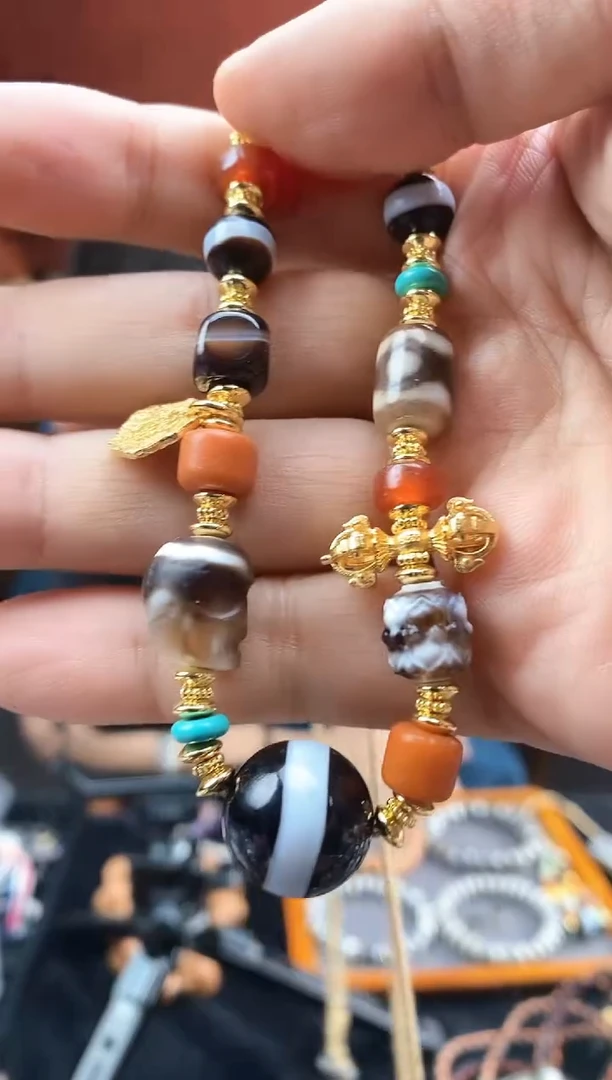 【闪购商品】玛瑙/玉髓80银S925镀金镶嵌0205-