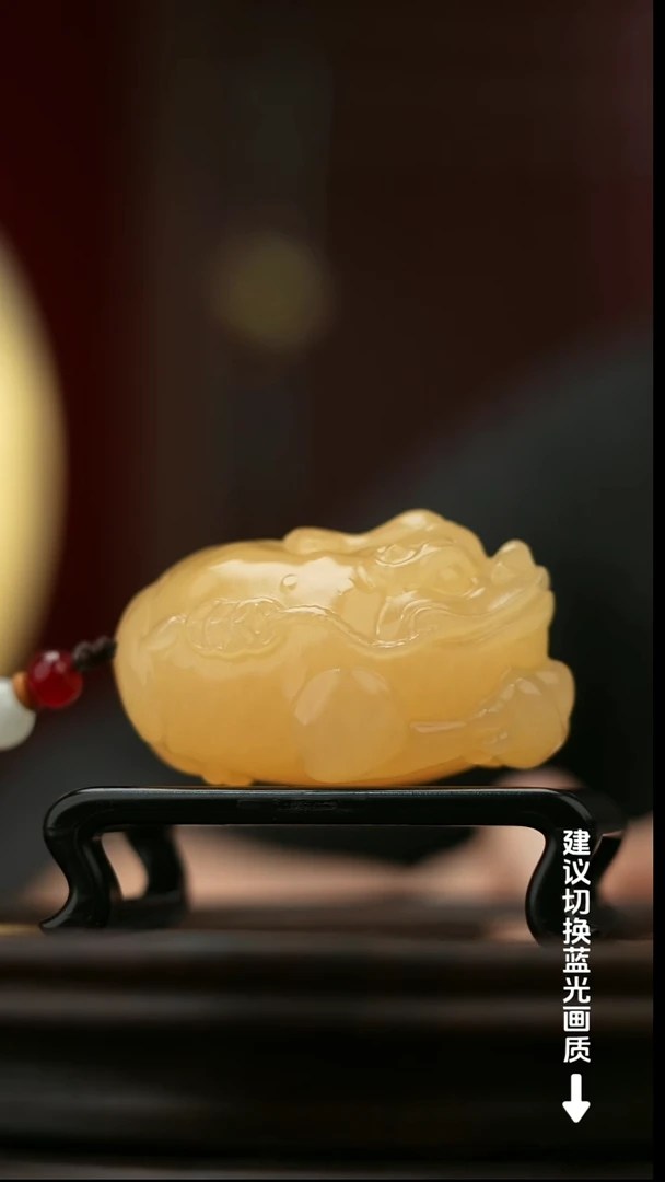 玉【招财金蟾】天然玉石手把件