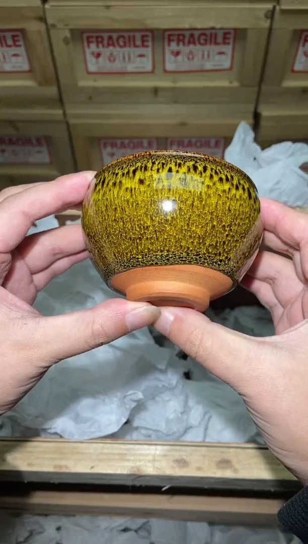 茶盏金玉满堂 将军 建盏主人杯