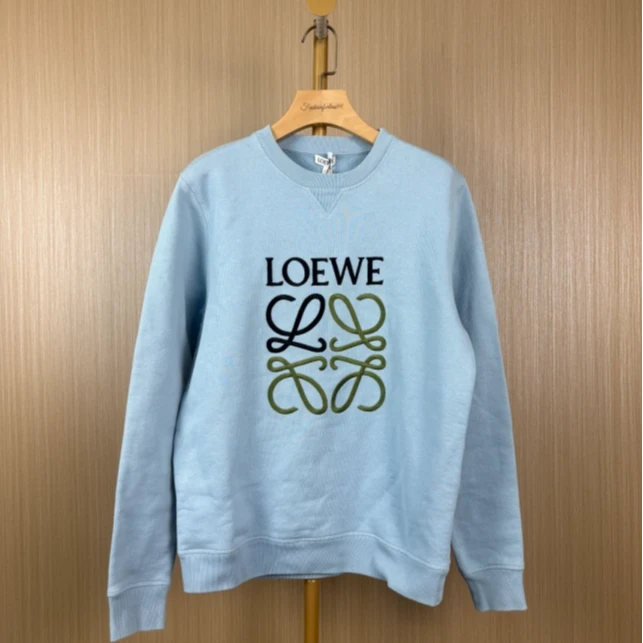 99新 LOEWE/罗意威 纯棉字母刺绣卫衣 S 16047241