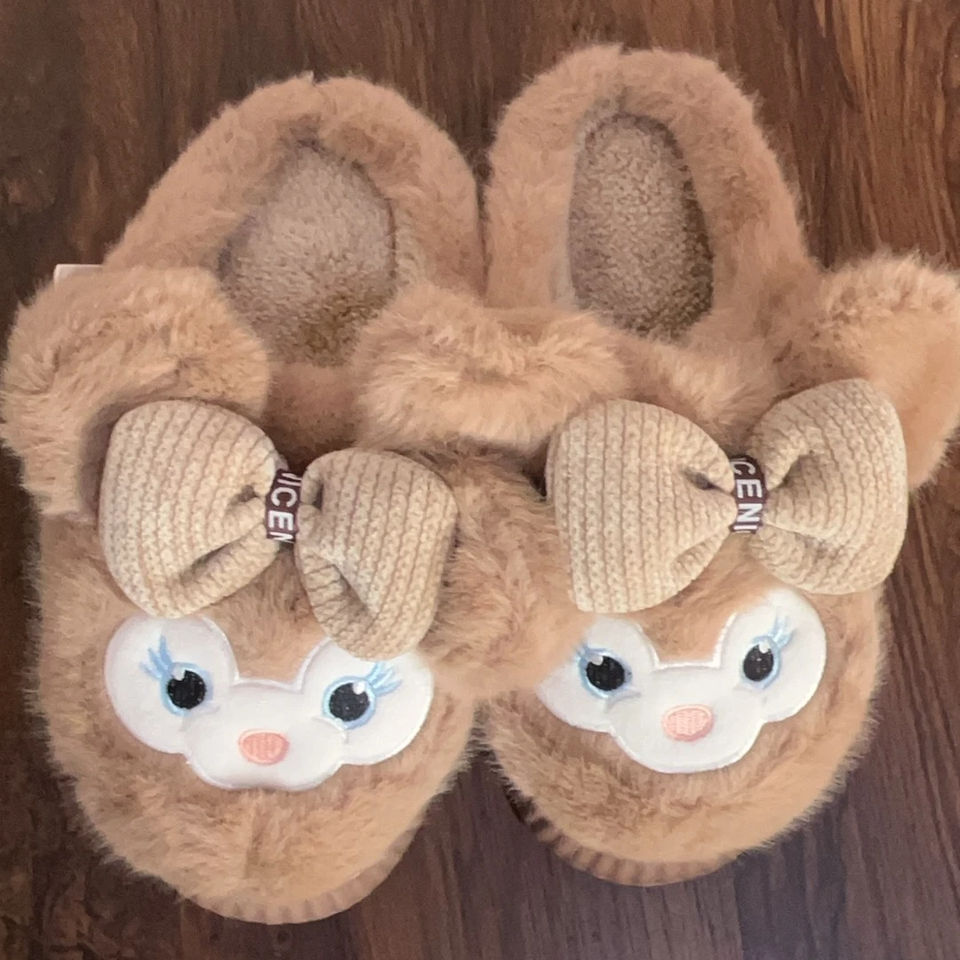 棉拖鞋厚的EVA下单毛绒保暖毛拖居家