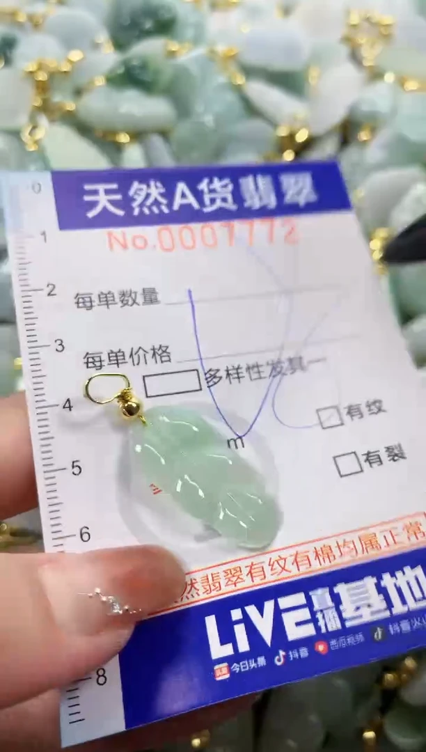 颈饰未镶嵌翡翠天然A货翡翠