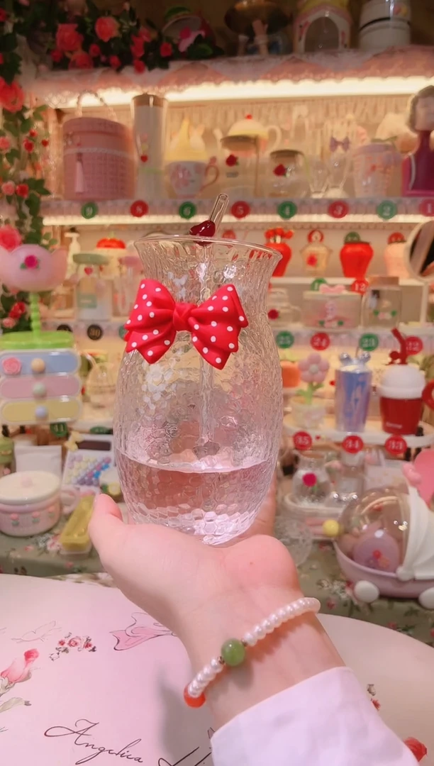 其他品质好发货快放心拍！蝴蝶结吸管果汁杯