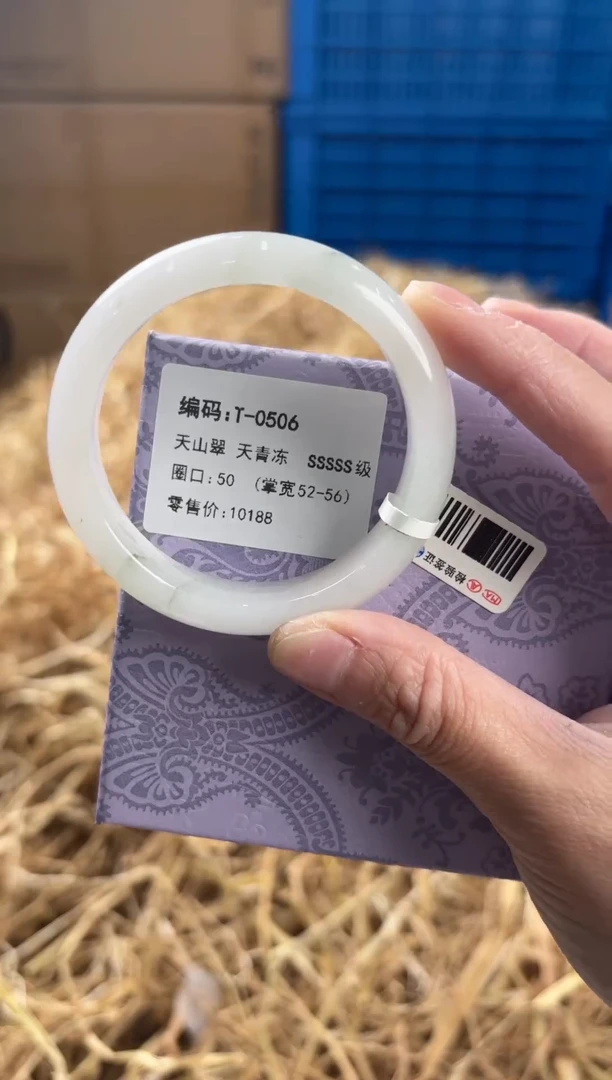 未镶嵌手镯石英质玉T-0506