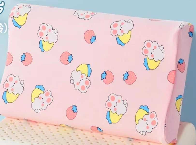 【福运鸟】 中号乳胶枕 可拆卸针织棉枕套 【36*48cm】